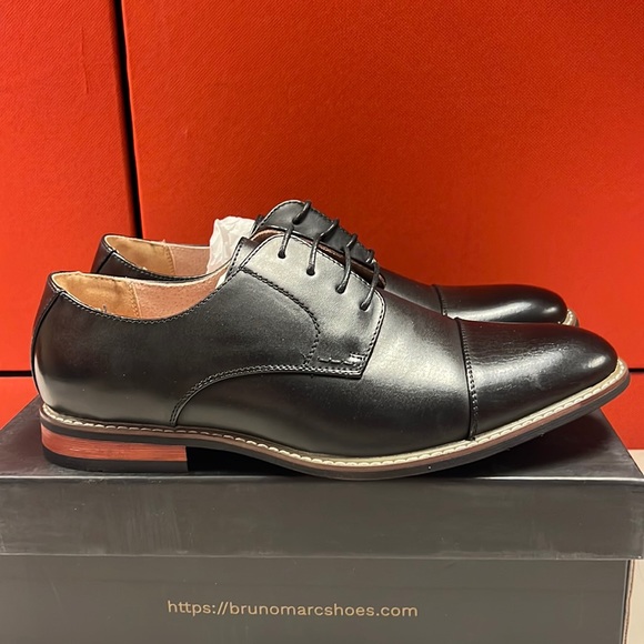 Bruno Marc’s Men's Oxford Leather Dress Shoes us 11 w eur 45 - Picture 1 of 7